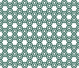 Seamless pattern background with rounded david star illustration