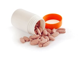various multicolor pills  and capsules for cure