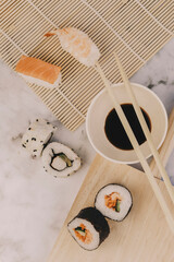 sushi piece japanese oriental  food