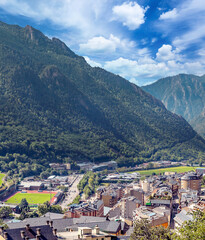 Fototapeta na wymiar Andorra with nature