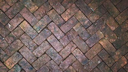 background of modern urban old brick wall pattern design texture.