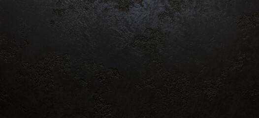 Designed dark stucco background  (plastered wall texture). Banner size.
