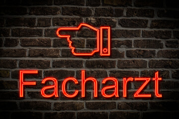 Leuchtreklame Facharzt