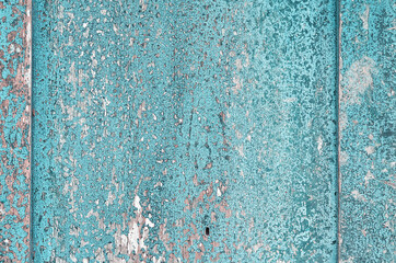 old wooden blue color background - 416334423