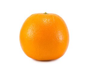 Fresh oranges isolated on white background