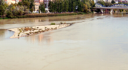 Ebro River in Zaragoza