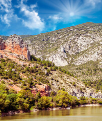 Lake in the valley