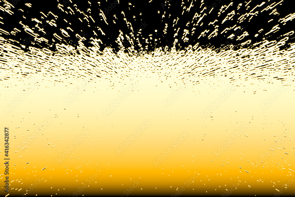 Poster stylish abstract image for your creative design of layout. backdrop with black and yellow mosaic pat