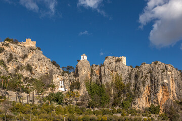 Fototapeta na wymiar Tourist spot, Castell de Guadalest. Alicante, Spain