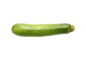 fresh vegetable zucchini isolated on white background