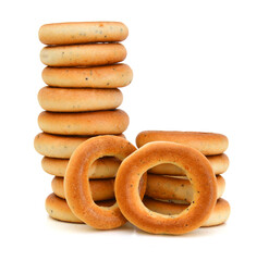 Bagels isolated on a white background
