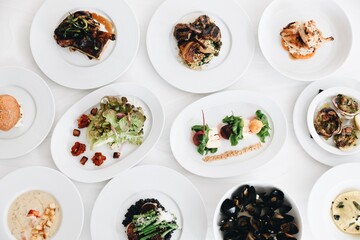 fine dining restaurant eating out