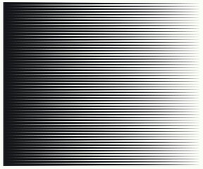 Horizontal lines. Design halftone element. Vector illustration. Line halftone pattern with gradient effect. Template for backgrounds and stylized textures.