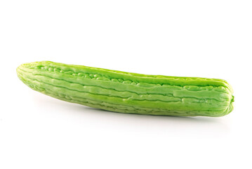 Bitter melon isolated on white background
