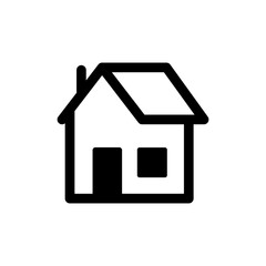 House vector icon. Home linear pictogram.