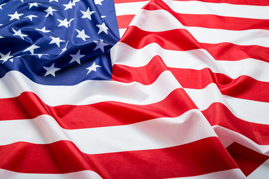 United States of America flag. Image of the american flag flying in the wind.