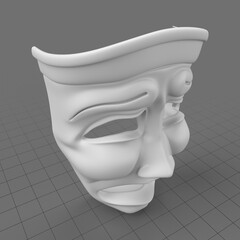 Tragedy mask