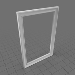 Rectangular picture frame