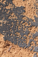 cocoa on grey stone black background fantasy background brown gray black