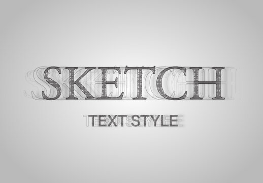Sketch Text Style Layouts