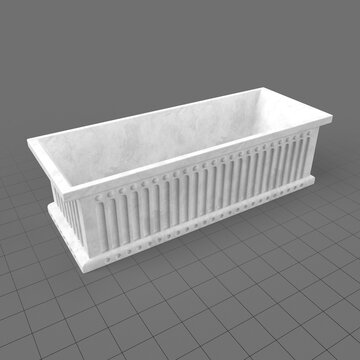 Modern garden urn 2
