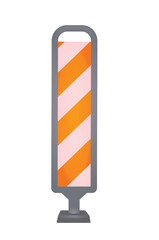 Warning traffic sign. vector illustration