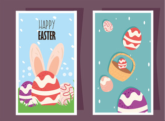 Happy easter cards