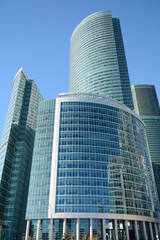 Obraz premium MOSCOW, RUSSIA - October 11, 2018: View to the skyscrapers in Moscow City