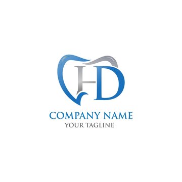 hd dental logo design