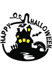 Halloween, Pumpkin, Witch, Home Decoration, Horror fılm