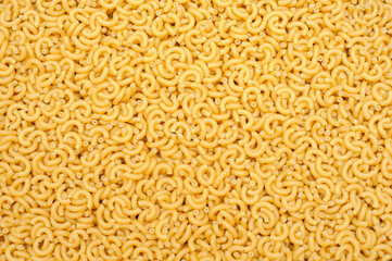 Pasta background close-up. View from above