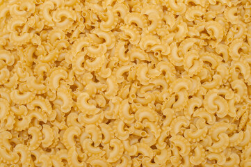 Pasta background close-up. View from above
