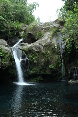 Fototapeta na wymiar waterfall in a forest