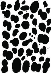 Retro set of comics speech and text bubble vector, on transparent background. Vector illustration, vintage design, pop art style.