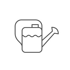 Watering can line outline icon