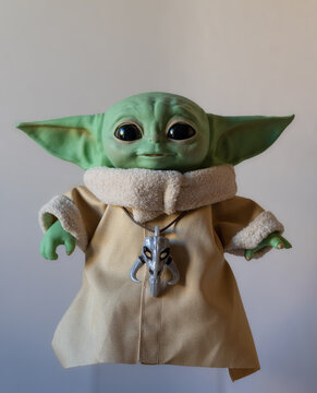 DECEMBER 2020: The Child or baby Yoda, fictional character from the TV series The Mandalorian.