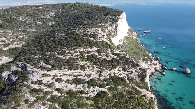 White cliffs Sella del diavolo