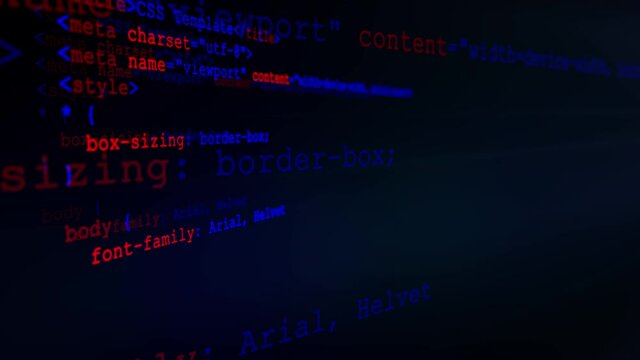Blocks of abstract program code are written in virtual space. Alpha channel. No background. Isolated background.