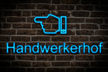 Leuchtreklame Handwerkerhof