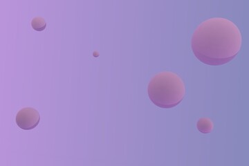 Background of delicate balls