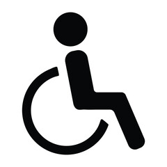 disabled person sign