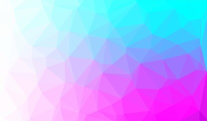 Abstract Geometric Low Poly Background Pink Blue Gradient Vector