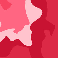 Vector abstract illustration. Illustration of a background of different colors of red tones.