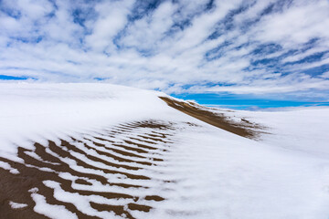 Snow Covered Dunes