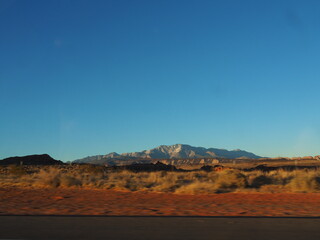Utah Rocky Terrain Near Zion National Park