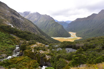 Route Burn Valley, Routeburn Track, New Zealand