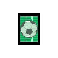 football field icon logo vector