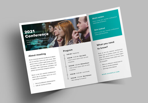 Conference Trifold Layout