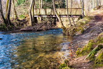 Brücke und Furt am Mehrbach
