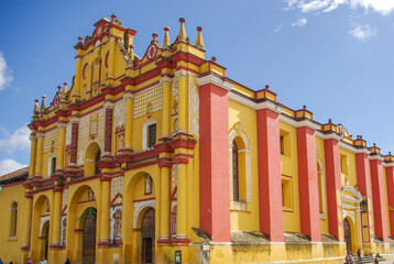 la catedral de San cristóbal de las casas, Chiapas, Mexico